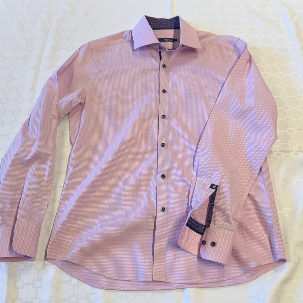 Stone Rose Pink Button Down Dress Shirt